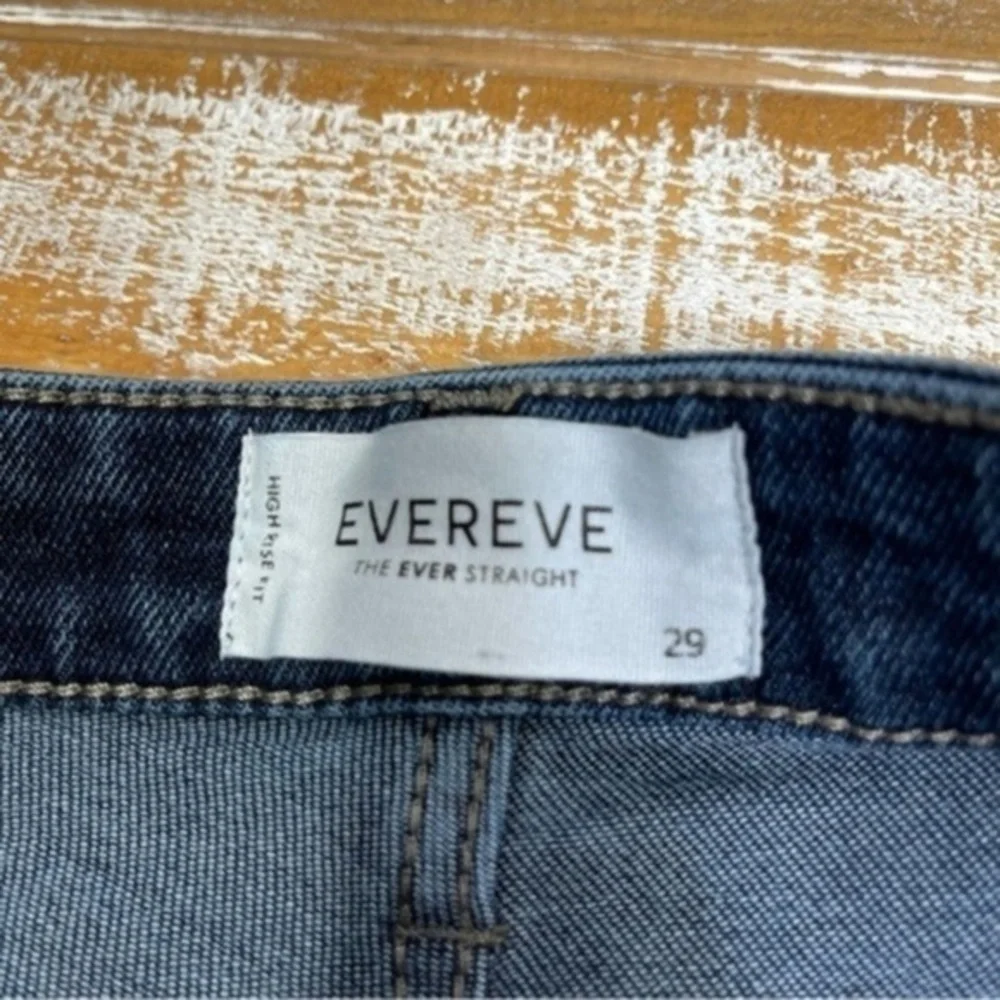 EVEREVE NWT High Rise EVER Straight Dark Wash Denim Jean Size 29